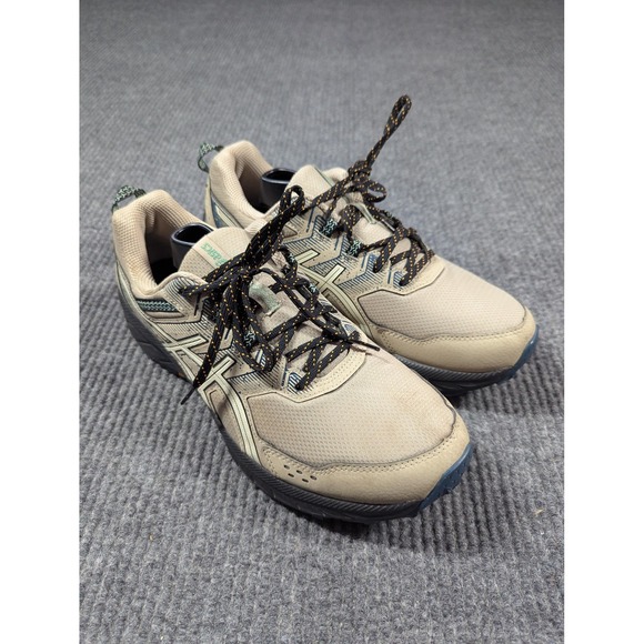 ASICS Gel-Venture 9 Shoes Mens 10 Extra Wide Feather Grey Birch Trail Running - Picture 1 of 16